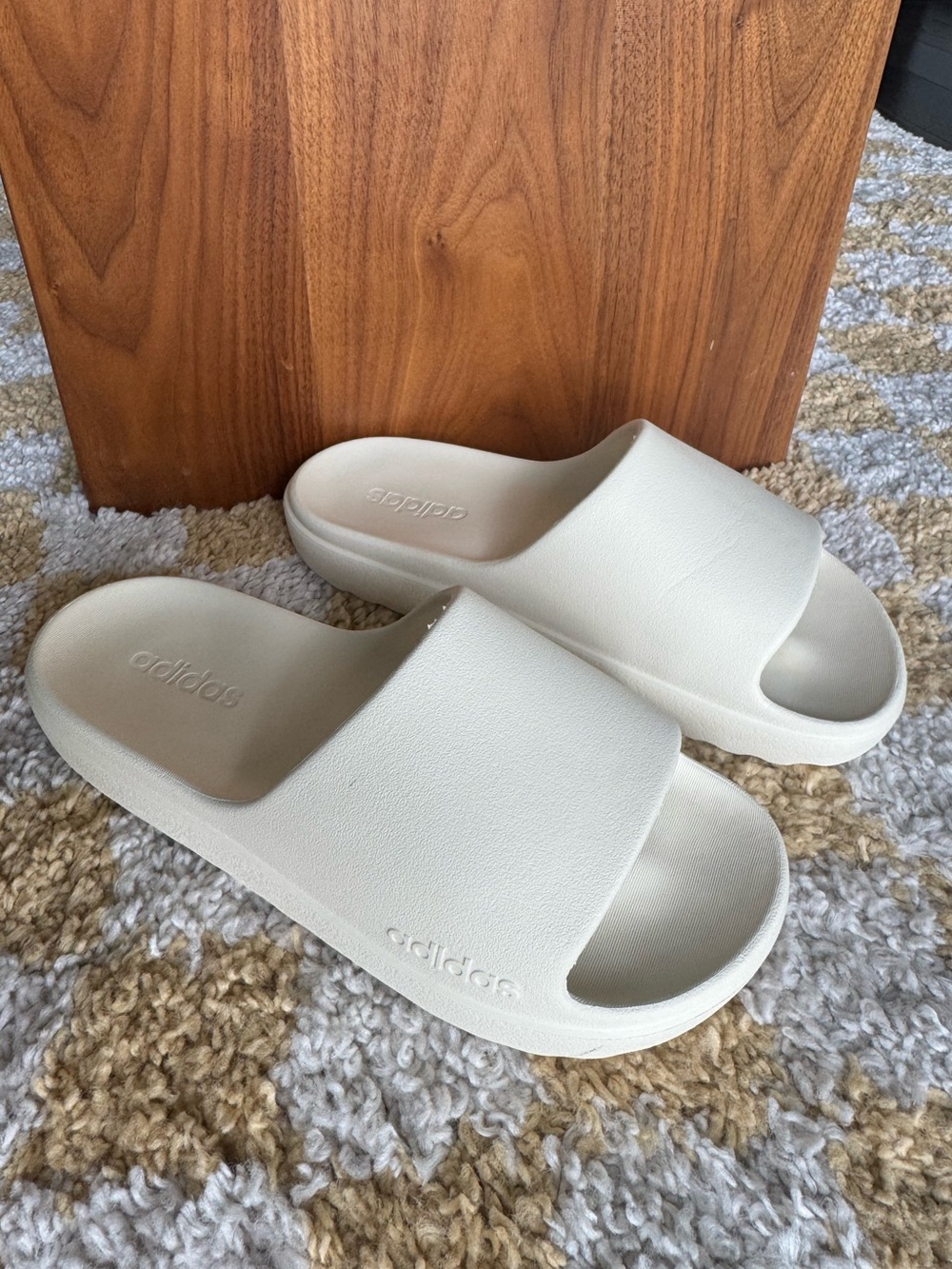 adidas Women’s Off-White/cream Slide Sandals